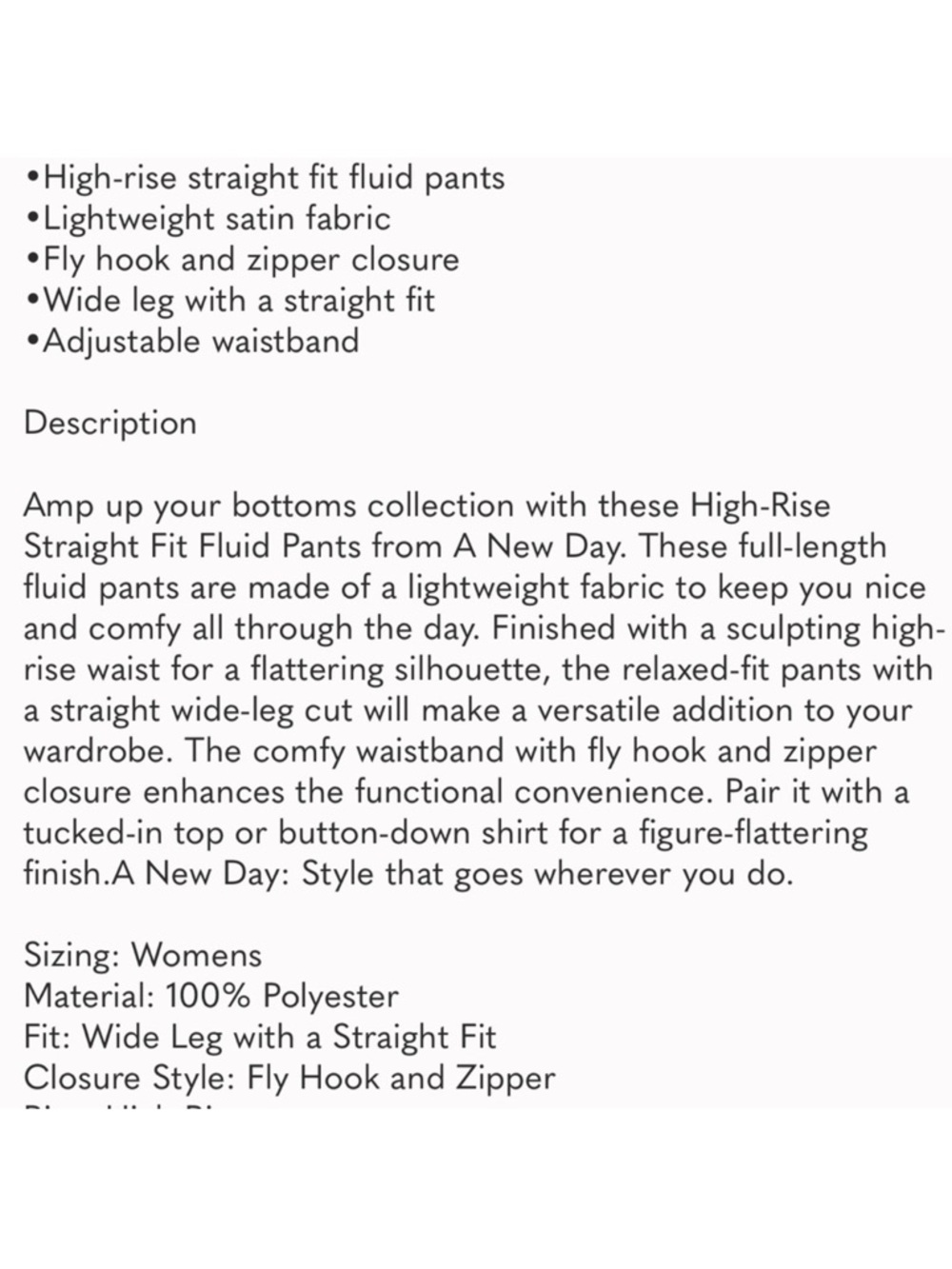 a new day Bright Orange Wide-Leg Straight pants - Picture 14 of 15